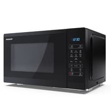 Image of Sharp YC-MS252AU-B 25L Litre 900W Digital Microwave, Perfect Condition - Black