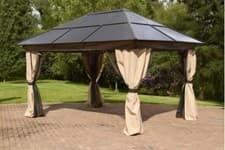 Image of Polycarbonate Plus Gazebo Curtain Set