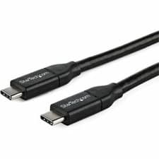 Image of Startech 1M 3 Ft Usb C To Usb C Cable W/ 5A Pd M/M Usb 2.0 Usb-If Certified Usb