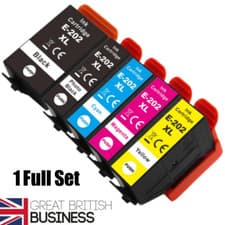 Image of Ink for Epson 202XL XP-6000 XP-6005 XP-6100 XP-6105 Multipack Ink Cartridge Set