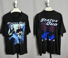 Image of Status Quo Band Just For The Record Tour 1993 T-shirt S to 5XL 2F1496