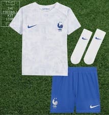 Image of Nike France Away Kit Infants - Football Shirt, Shorts & Socks - Baby / Kids