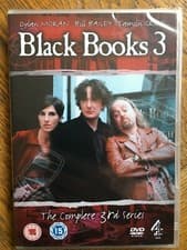 Image of Black Books Complete Series 3 - DVD UK Release Sealed!