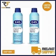 Image of E45 Spray Moisturiser 200ml – Fast Absorbing Body Lotion
