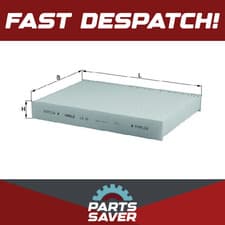 Image of Pollen / Cabin Filter LA87 Mahle 2789100Q0A B729800QAA 7700424098 7701044813 New
