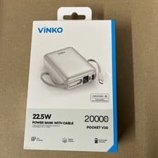 Image of Power Bank 20,000mAh Fast Charging 22.5W Small Charger with Built In C Sealed