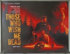 Image of Cinema Poster: THOSE WHO WISH ME DEAD 2021 (Quad) Angelina Jolie Nicholas Hoult