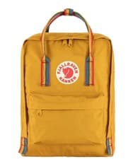 Image of FJALLRAVEN KANKEN Ochre-Rainbow Pattern Backpack 