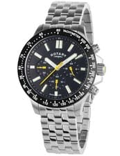 Image of Rotary GB03011/04 Les Originales Swiss Made Chrono Stainless Bracelet Mens Watch