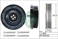 Image of BELT PULLEY SET, CRANKSHAFT INA 544 0137 20 FOR BMW