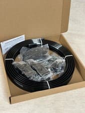 Image of 3.5m BLACK Bendable Curtain Track for Straight & Bay Windows Ceiling or Wall Fix