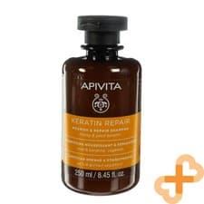 Image of APIVITA Keratin Repair Nourish and Repair Shampoo with Honey Plant Keratin 250ml