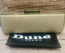 Image of Dune Clutch Bag Gold Metal Trim Party Wedding Evening Clutch /Shoulder Bag  New 