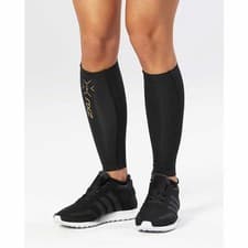 Image of 2XU L76141 Unisex Black Elite MCS Compression Calf Guard Pair Size XL