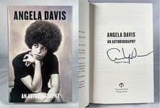Image of Angela Davis Signed Autographed AN AUTOBIOGRAPHY Deluxe Hardcover Book DJ HC JSA