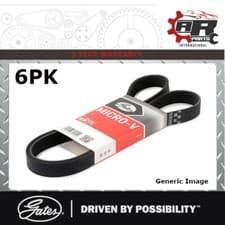 Image of GATES Micro V Ribbed Drive Belt - 6PK1098XS - fits Honda HR-V (RU) Jazz lV (GK_)