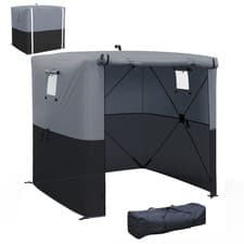 Image of Outsunny 2 x 2m Pop Up Gazebo with Sides Easy up Party Tent with Carry Bag Black