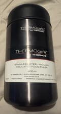Image of Thermocafe By Thermos Stainless Steel Insulated Food Flask 400ml Gunmetal Grey