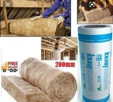 Image of Knauf insulation Loft roll Mineral wool 150mm