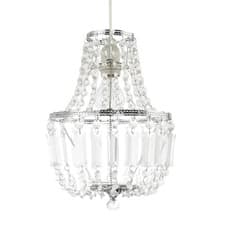 Image of Traditional Vintage Style Pendant Lighting Shade with Clear Acrylic by Happy ...