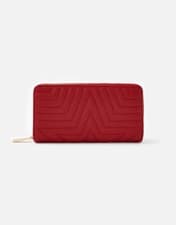 Image of New With Tags Accessorize Red Zip Around Purse Wallet