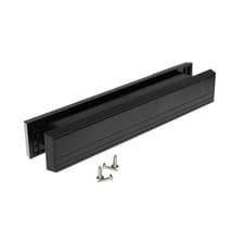Image of Yale 12" Slim Letter Box / Plate UPVC Door Midrail Aluminium Narrow