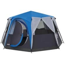 Image of *NEW* Coleman Octagon 8 Tent Blue - Glamping 8 Man Tent - Blue