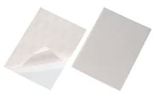 Image of Durable POCKETFIX Self-Adhesive Clear Label Sleeve Pockets | 50 Pack | A5