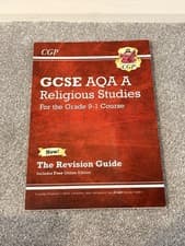 Image of GCSE AQA Religious Studies Revision Guide Latest Edition NEW + eBook
