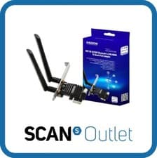Image of Addon ADD-XWP3100R WiFi 6E Wireless PCIe Card, Tri-Band 2.4+5GHz (574+2400Mbps),