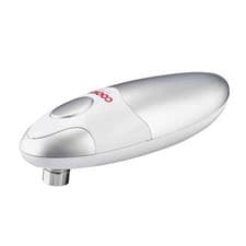 Image of Electric Tin Can Opener Automatic One Touch Battery Operated Cooks Professional
