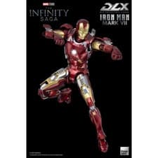 Image of MARVEL STUDIOS: THE INFINITY SAGA IRON MAN MARK 7 DLX ACTION FIGURE - THREEZERO