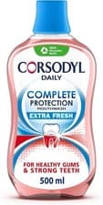 Image of Corsodyl Extra Fresh Daily Complete Protection Mouthwash for Healthy Gums 500ml