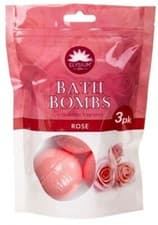 Image of BATH BOMBS VANILLA SUGAR COCONUT LIME OCEAN ROSE FOR SOOTHING RELAX SOAK NEW x3