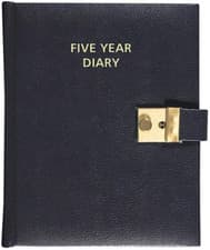 Image of Collins Five Year Diary - Black