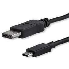 Image of StarTech 3ft/1m USB C to DisplayPort 1.2 Cable 4K 60Hz - USB-C to DisplayPort...