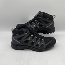 Image of Salomon Mens X Braze GTX Mid Hiking Boots Shoes Black Grey UK 9 EU 43 1/3 New