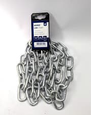 Image of CHAIN PRODUCTS LTD UK - WELDED LINK CHAIN  - LINKS 6 x 33 mm - LENGTH 2m -5 PACK