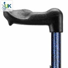 Image of Arthritis Palm Grip Both Handed Walking Stick Cane Ergonomic Folding Adjustable