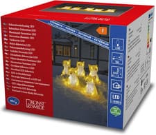 Image of Christmas Outdoor Figures Decoration/Outside Lights LED Acrylic Five Sitting Fox
