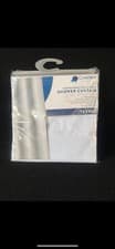 Image of Shower Curtain 1800 x 1800mm Croydex White textile shower curtain 100% Polyester