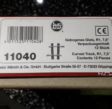 Image of 2 brand new LGB G Scale code 11040 brass  7.5° curves. radius 1.