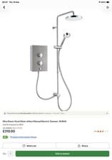 Image of Mira Decor Dual Electric Shower - 10.8kW  Silver