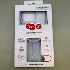 Image of Official/Genuine Tech21 Evo Crystal Kick Case MagSafe Cover for Apple iPhone 14