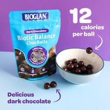 Image of Bioglan Biotic Balance Dark Choc Balls, 3 Billion CFU Probiotic, Live Culture...