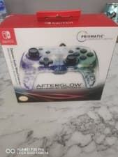Image of Nintendo Switch Afterglow Deluxe Prismatic Wired Controller - Clear