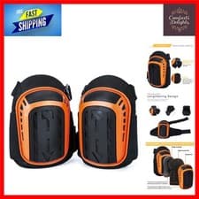 Image of Breathable Knee Pads with Foam Padding and Gel Cushion for Comfort on the Job