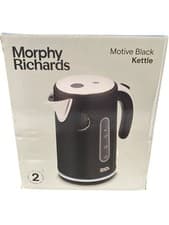 Image of Morphy Richards Motive Black Kettle 1.7L Rapid Boil Durable 1 XJV001 A1 April