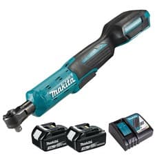Image of Makita DWR180Z 18V LXT Ratchet Wrench with 2 x 3.0Ah Battery & Charger