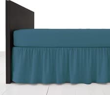Image of Polycotton Platform Base Valance Extra Deep 16” Frill Under Mattress Bed Skirt
